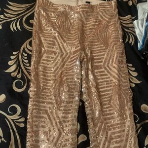 H&M glitter pants